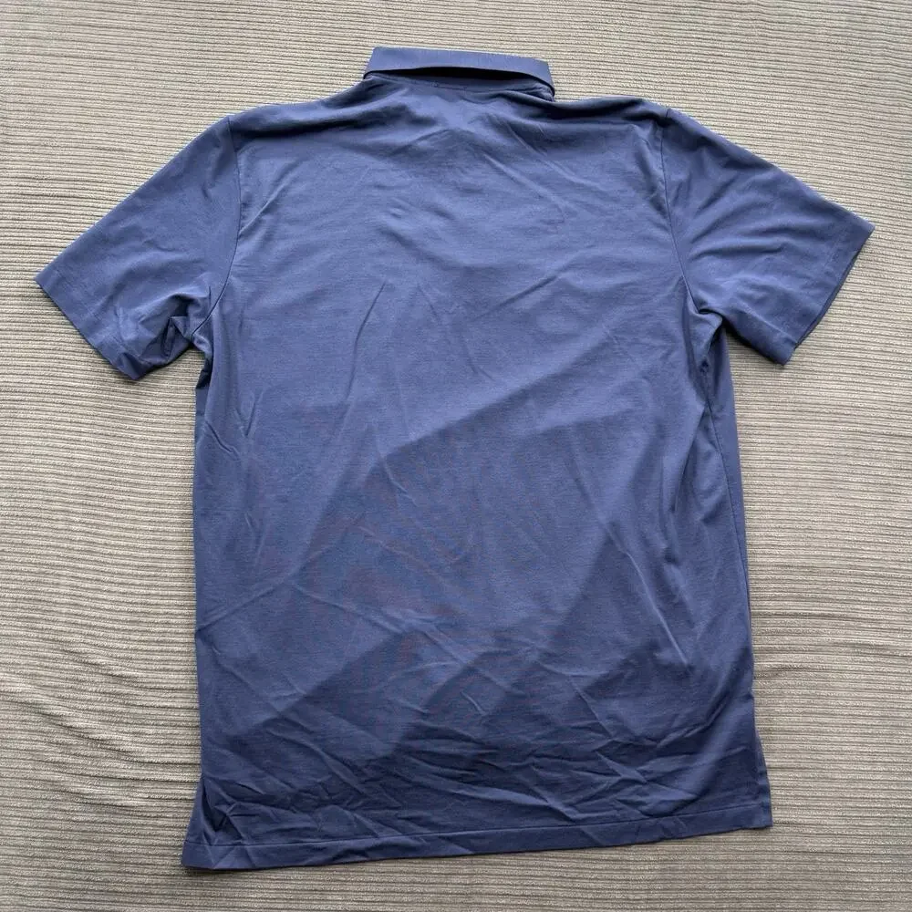 Polo‎ Golf Ralph Lauren Performance Polo Shirt Men XL Blue Cotton Outdoors.